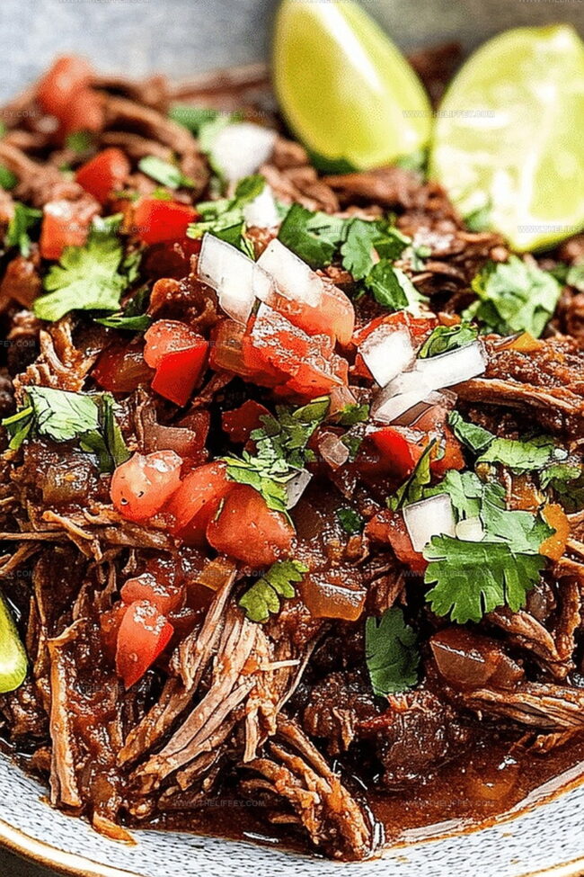 Slow Cooker Beef Machaca Summary