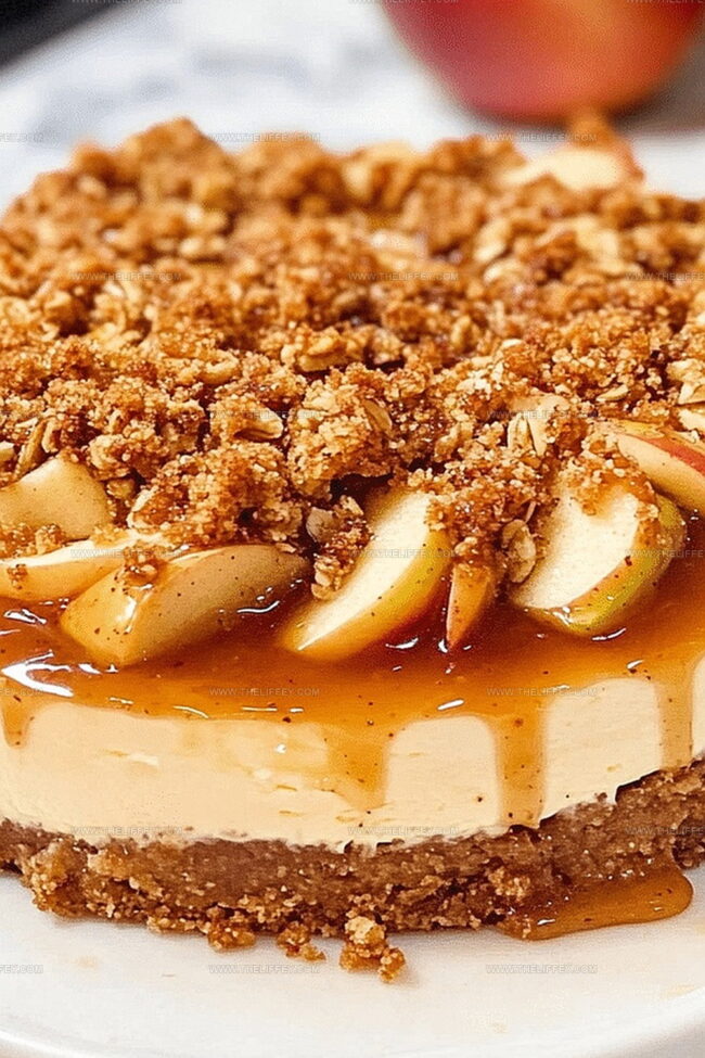 Apple Crisp Cheesecake: A Crowd-Pleasing Dessert