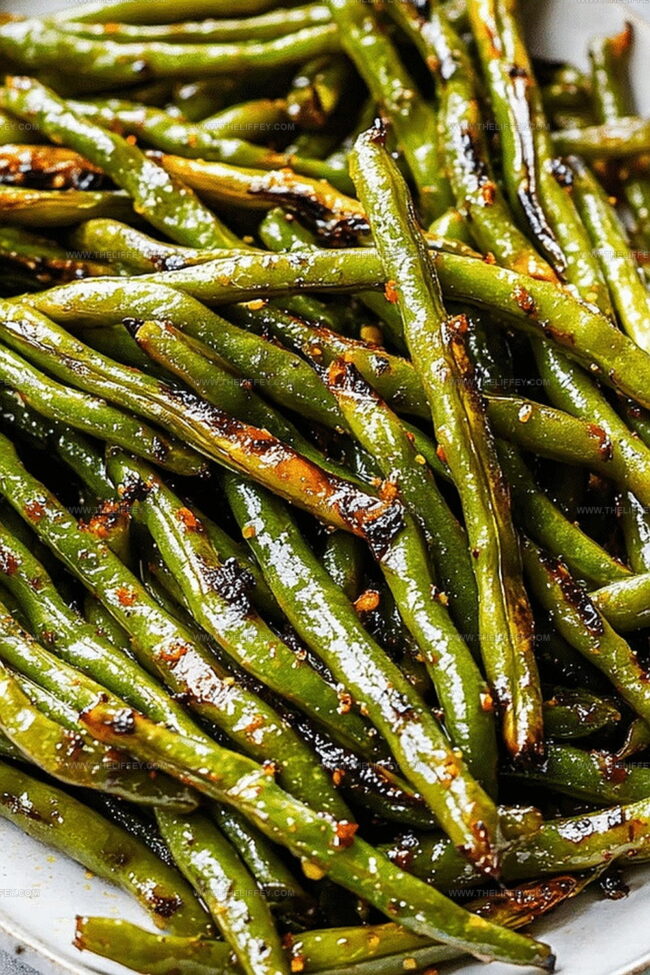 Roasted Green Beans with Perfect Crispness