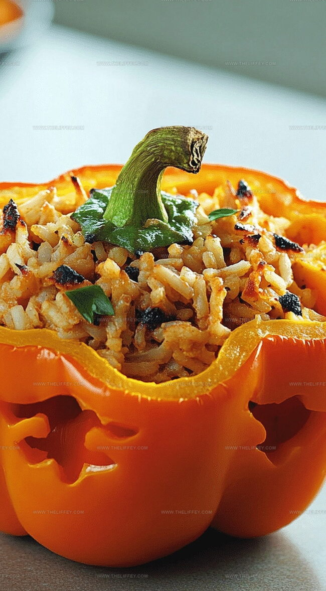 Shredded Chicken & Rice Stuffed Peppers: Hearty and Satisfying