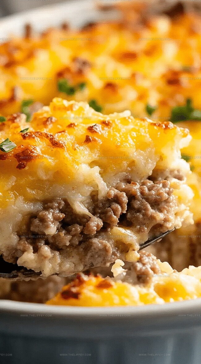 Hamburger Hash Brown Casserole Cooking Breakdown