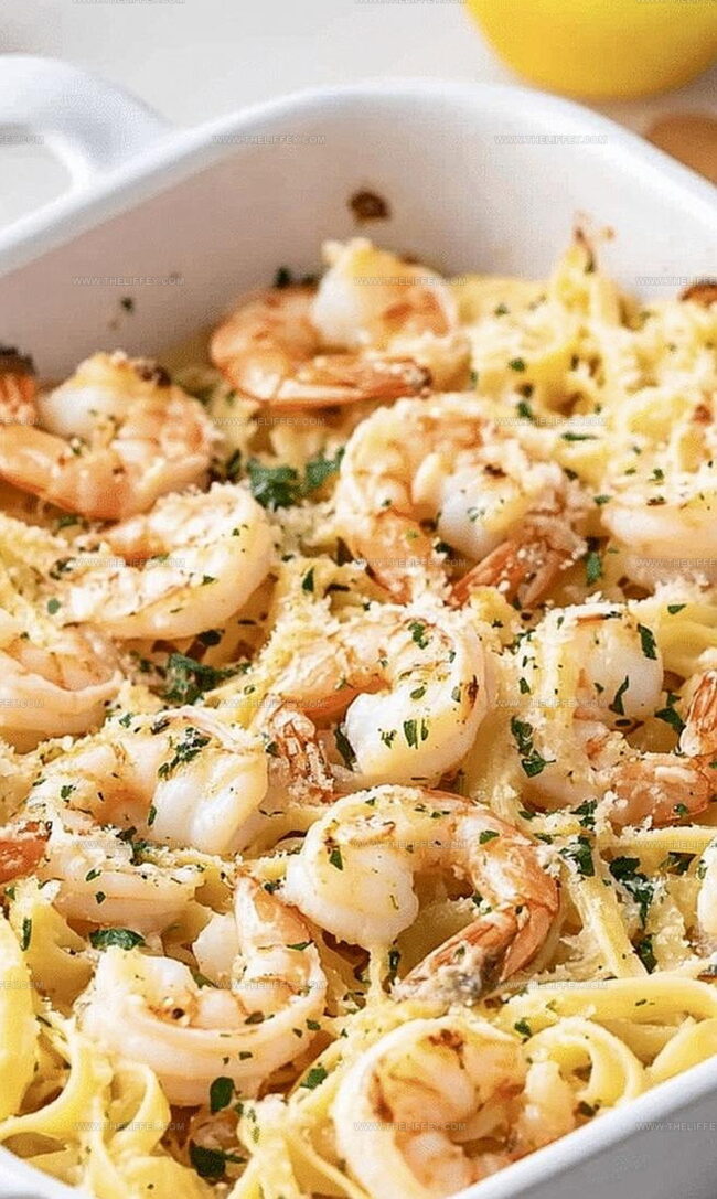Notes for Perfect Shrimp Scampi Pasta Bake