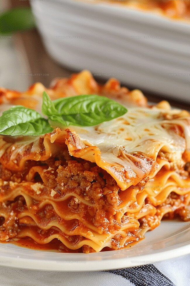 Classic Beef Lasagna with Layers of Flavor