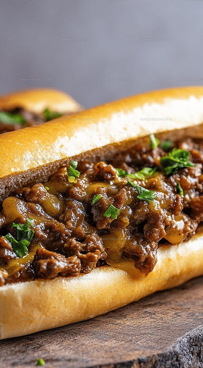 Cheesy Hot Beef Sandwich Overview
