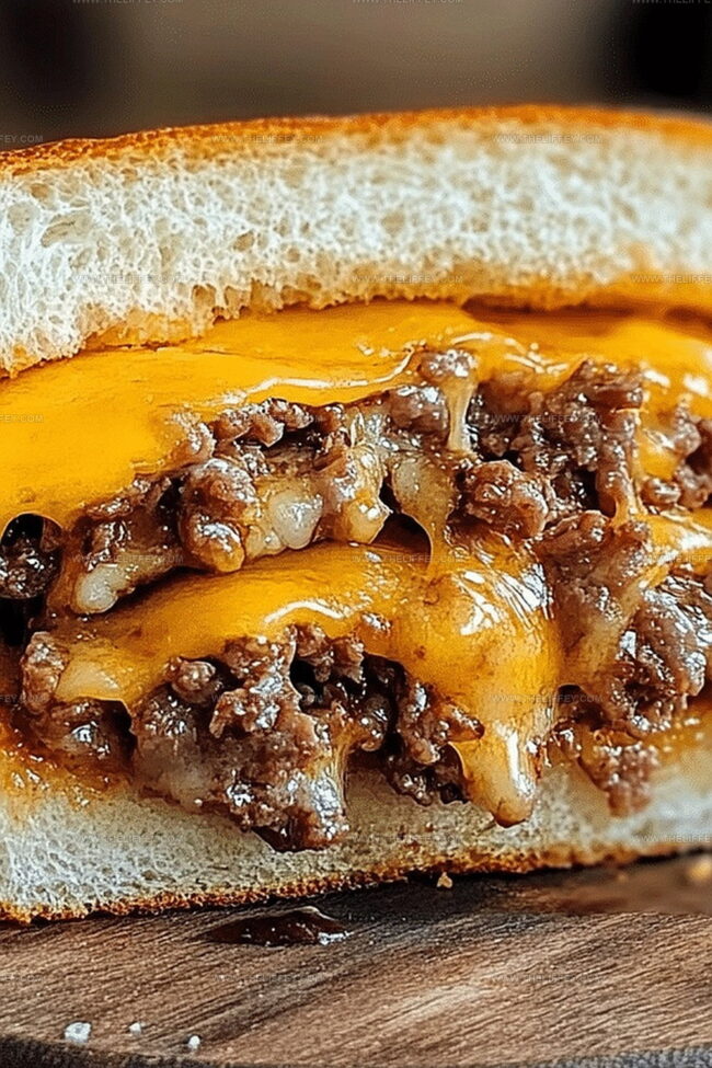 Cheesy Hot Beef Sandwich Overview