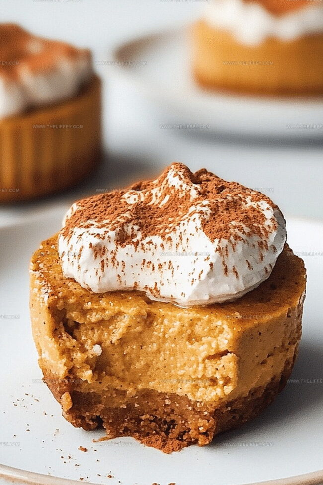 Healthy Pumpkin Cheesecakes That Delight