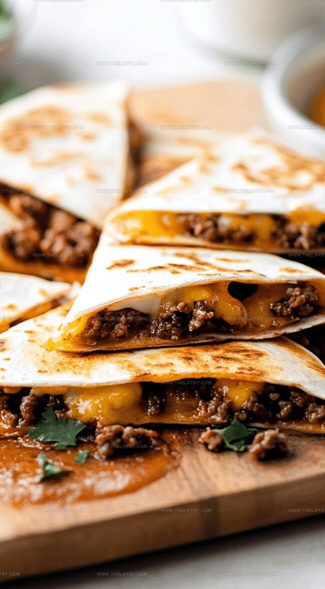 Tricks For Perfect Ground Beef Quesadillas
