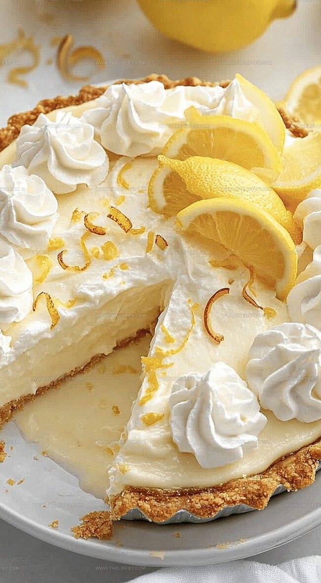 Creamy Lemon Pie with a Zesty Twist