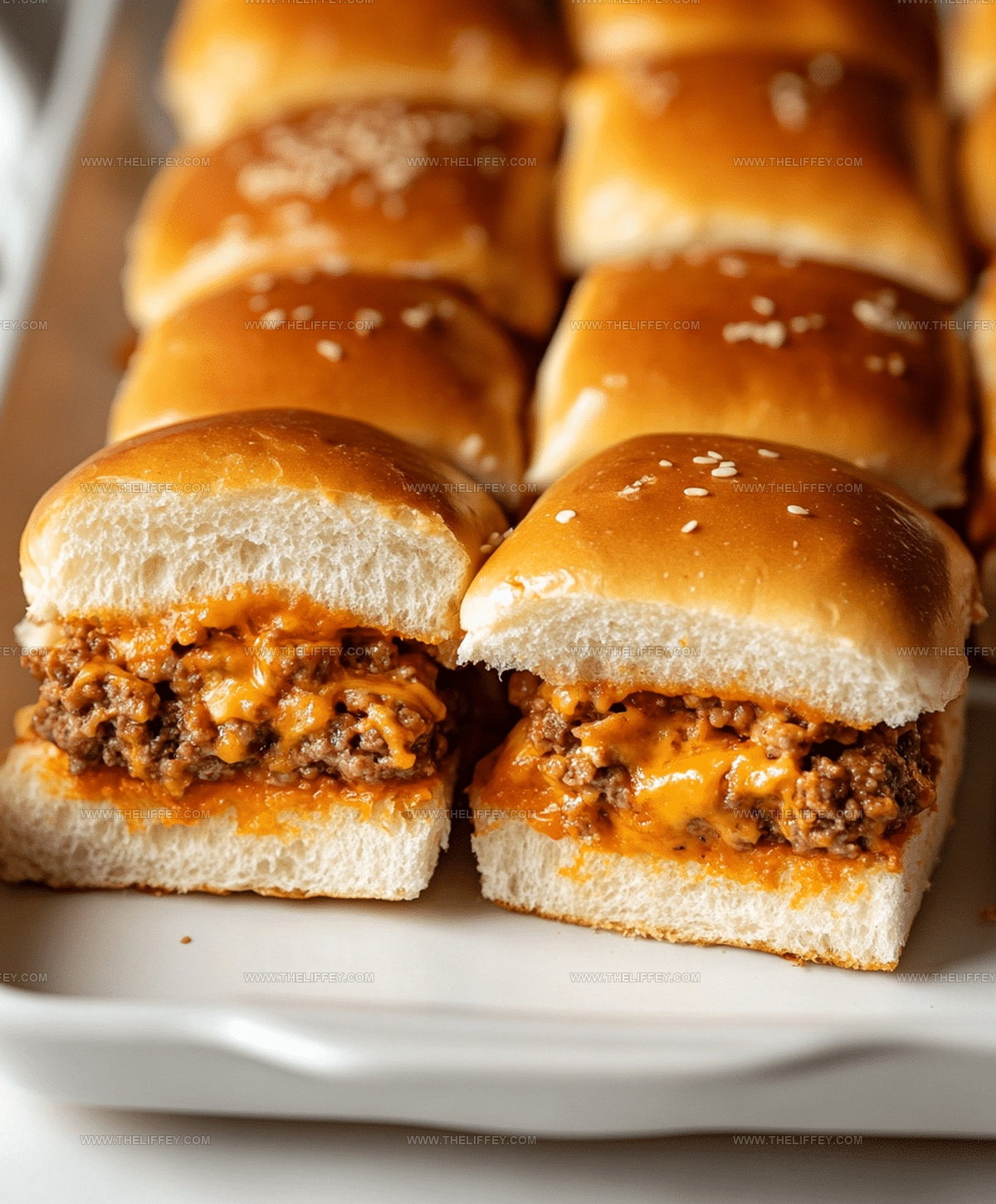 3091641 Cheeseburger Sliders With Hawaiian Rolls Recipe