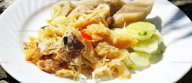 Green Fig And Saltfish